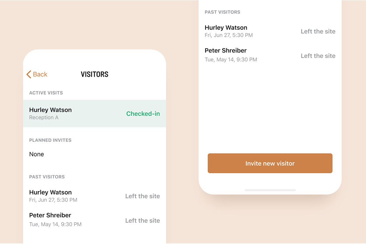 A Designer at Heart PropTech Access System visitor management