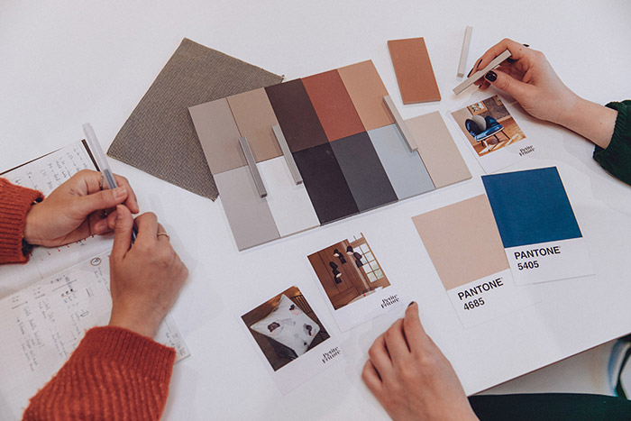 interior design material choice